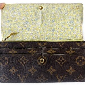 Louis Vuitton Sarah Fleuri Monogram Wallet